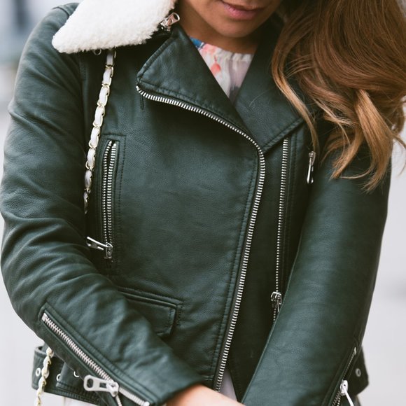 GREEN BOMBER JACKET - Picture 2 of 6